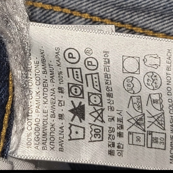 Levi's 517 Bootcut Men's Jeans Dark Wash Loose Fit Western Wear - Picture 10 of 12